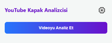 YouTube Kapak Analizi – AI Destekli Thumbnail Oluşturmak